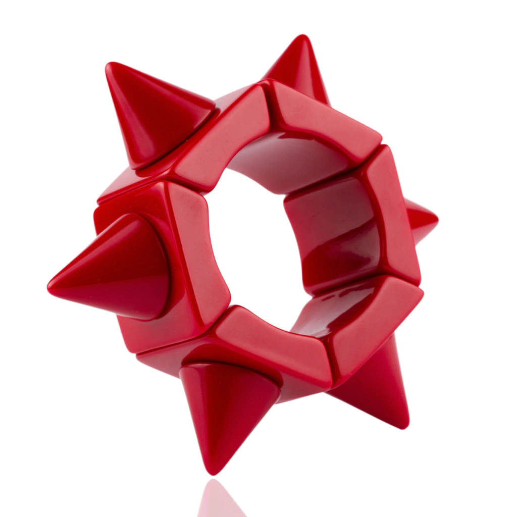 Sobral - Mix 2023 "Sabrina KL" Red Resin Bracelet ( 002893 )