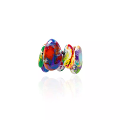 Sobral - Multi-Colour "Wassily" Pollock Elasticated Resin Bracelet ( 003716 )