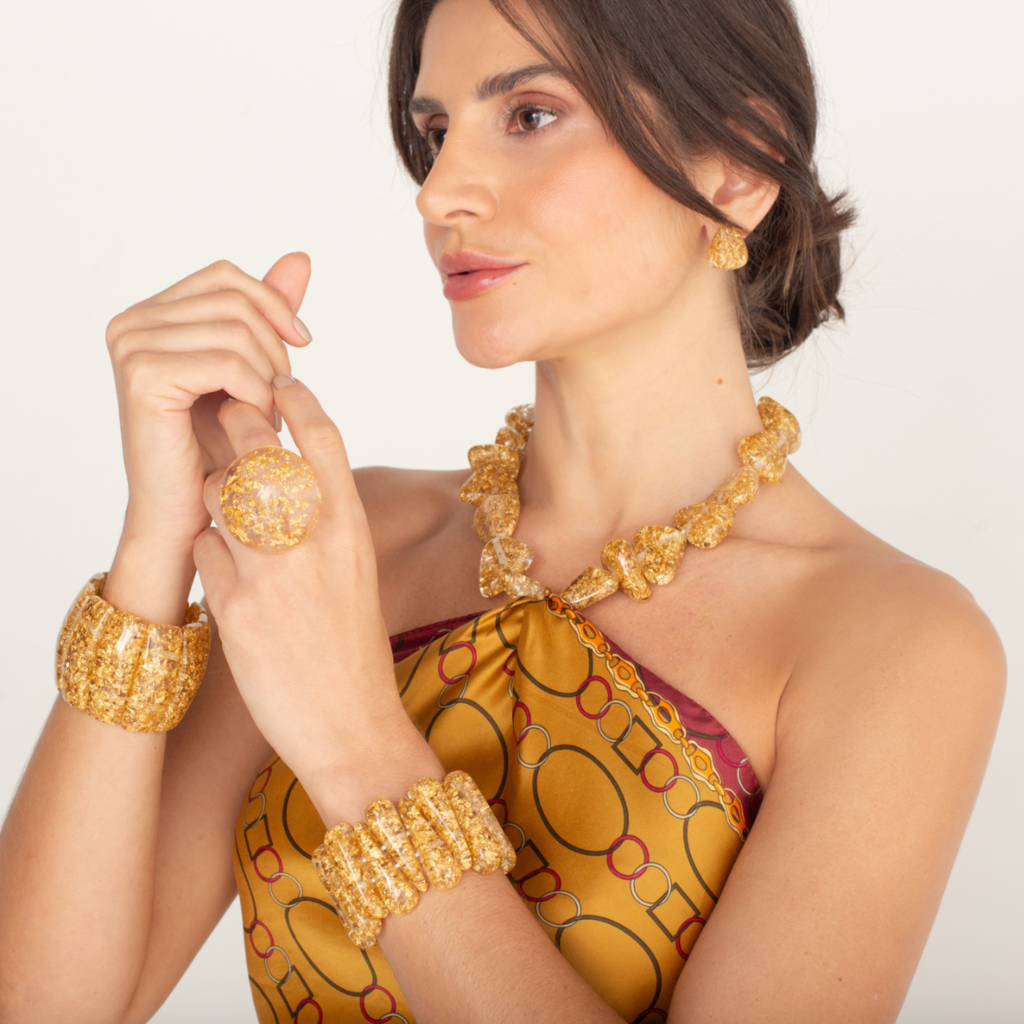 Sobral - Metalique "Porcina" Elasticated Bracelet ( 004052 )