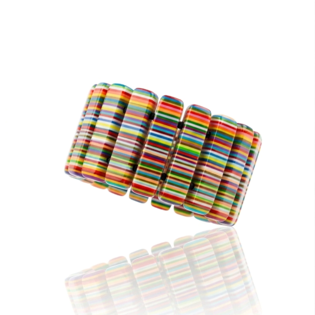Sobral - Pop Art "Stoc" Elasticated Resin Bracelet ( 004352 )