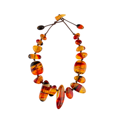 Sobral - Amber "Nida" Resin Necklace ( 005308 )