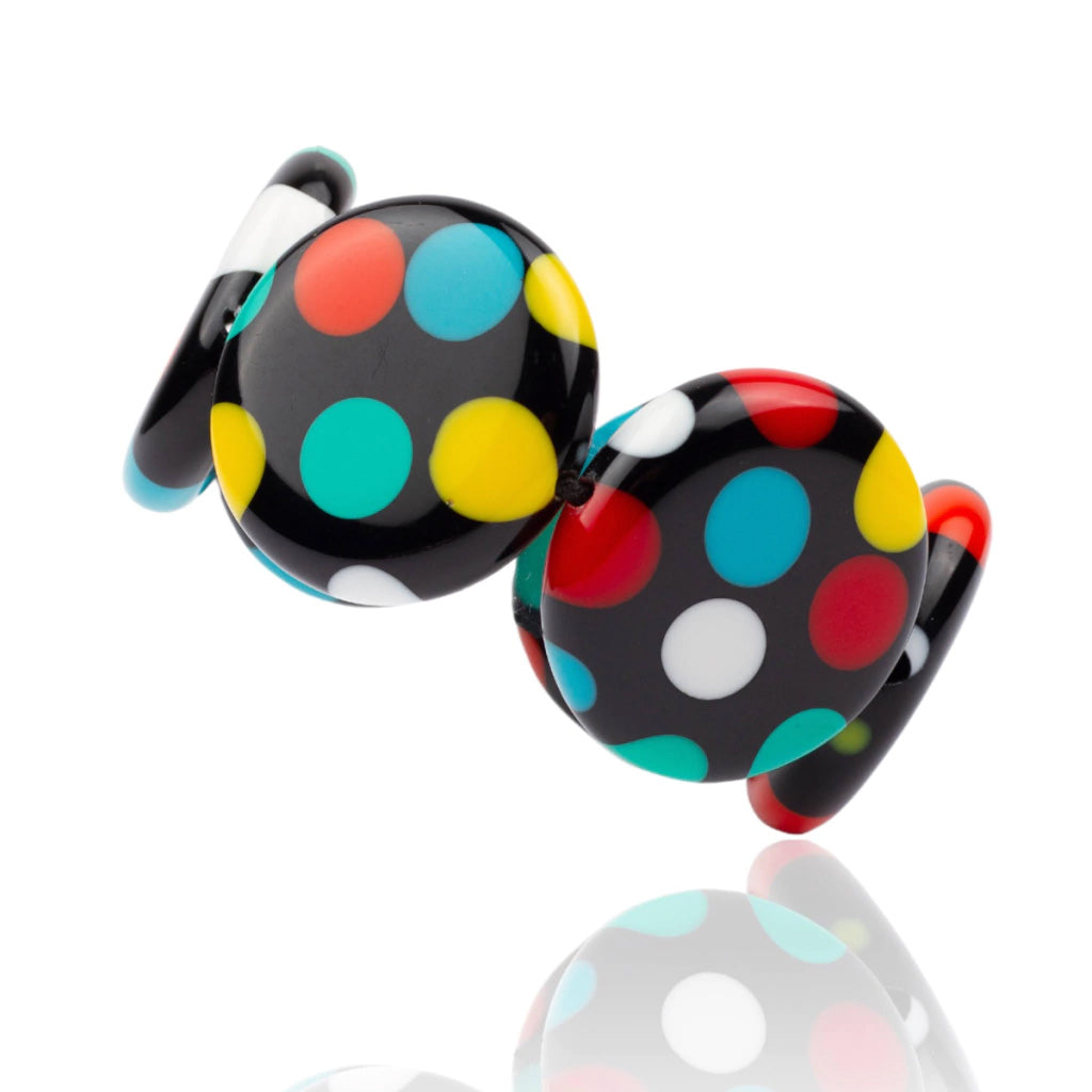 Sobral - Dots "Nº F" Multi Colour Elasticated Resin Bracelet ( 005361 )