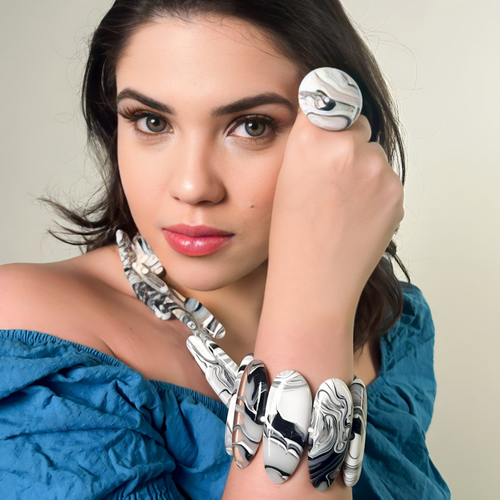 Sobral - Onda Gelo "Pipe" Resin Bracelet ( 005424 )