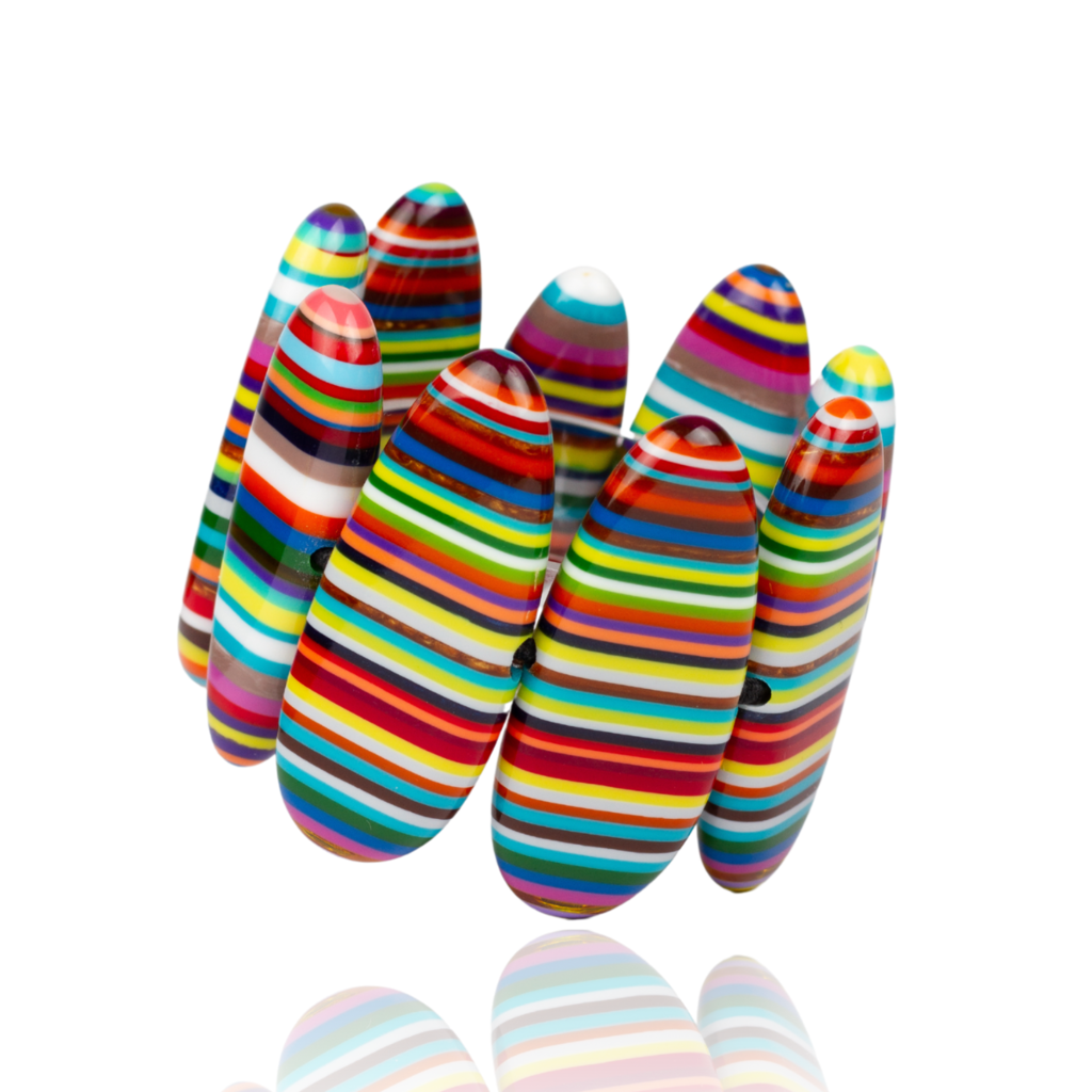 Sobral - Pop Art "Pipe" Elasticated Resin Bracelet ( 005424 )