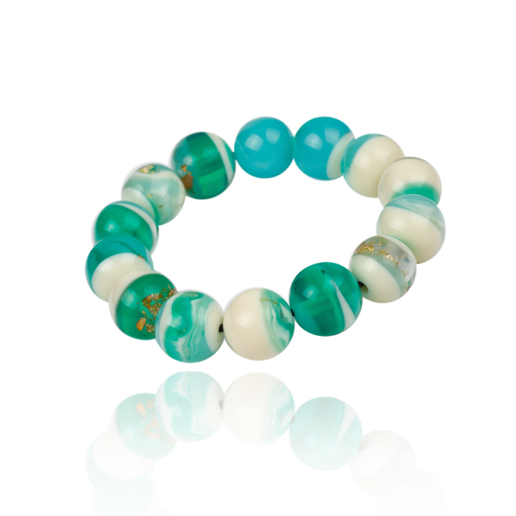 Sobral - Planets "Orbitalis" Neptune Elasticated Resin Bracelet ( 005454 )