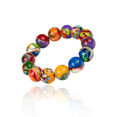 Sobral - Planets "Orbitalis" Pollock Elasticated Resin Bracelet ( 005454 )