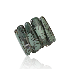 Sobral - Costela de Adão "Leaf" Elasticated Resin Bracelet ( 005520 )