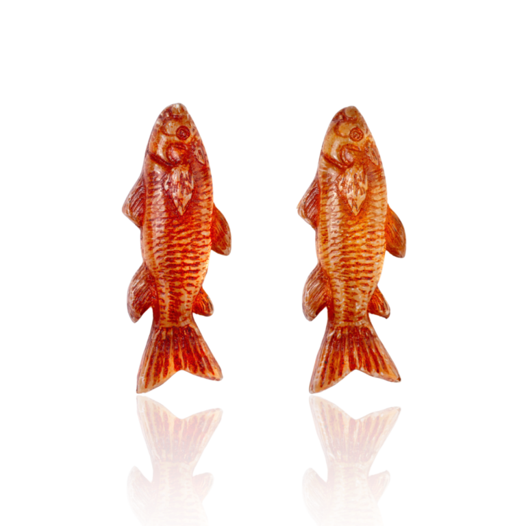 Sobral - Búzios "Praia dos Ossos" Resin Earrings ( 000000 )