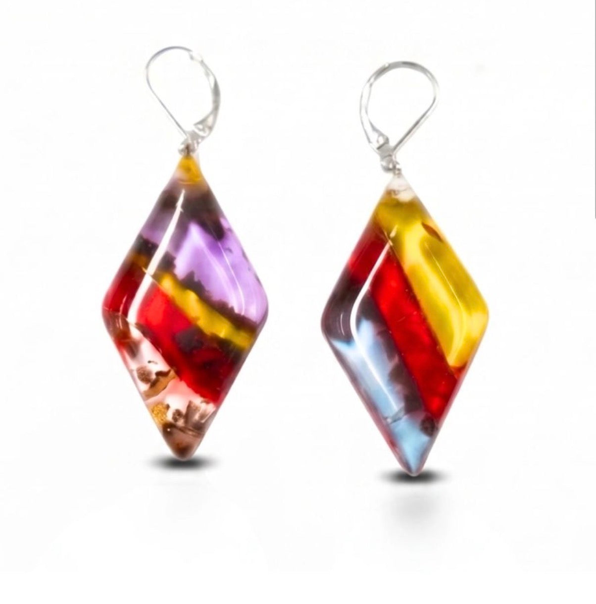 Sobral - Sobralita "Atelie" Studio Creation Resin Earrings ( 000000 )