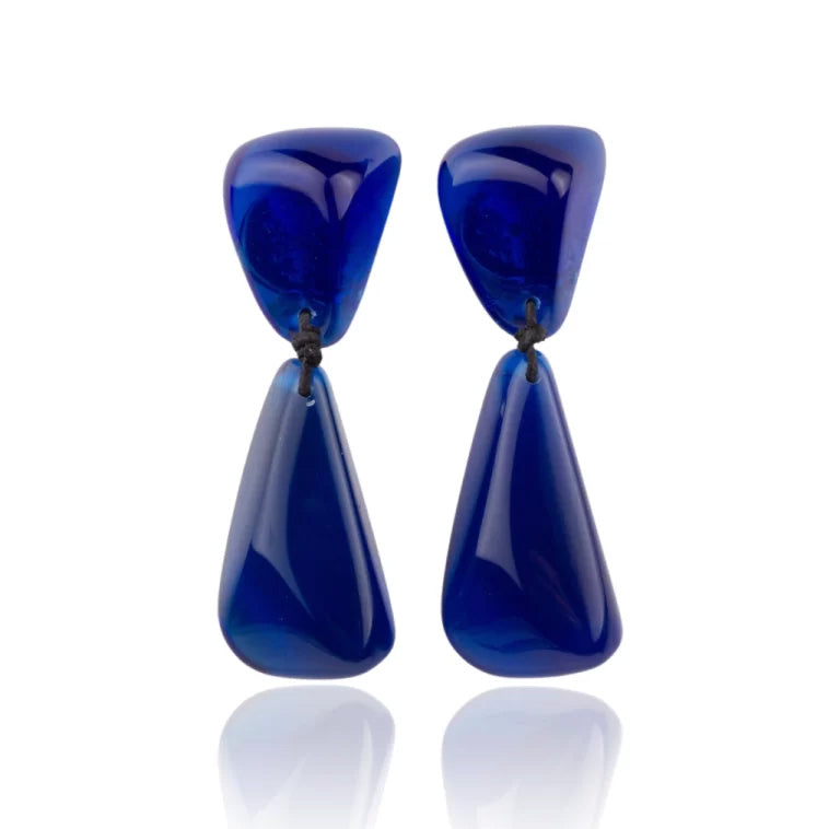 Sobral - Mix 2023 "Cusco" Royal Cristial Resin Clip On Earrings ( 001417 )