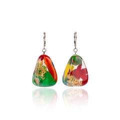 Sobral - Past Present "Gloria" Resin Earrings ( 003260 )