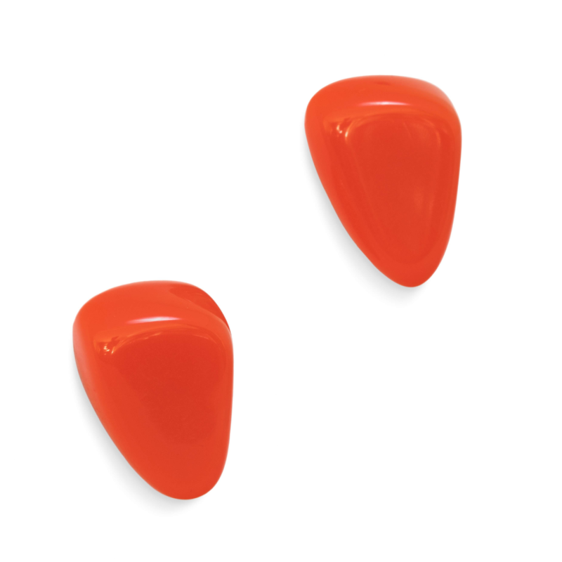 Sobral - Fuego "Pequeno Diamante" Resin Earrings ( 003600 )
