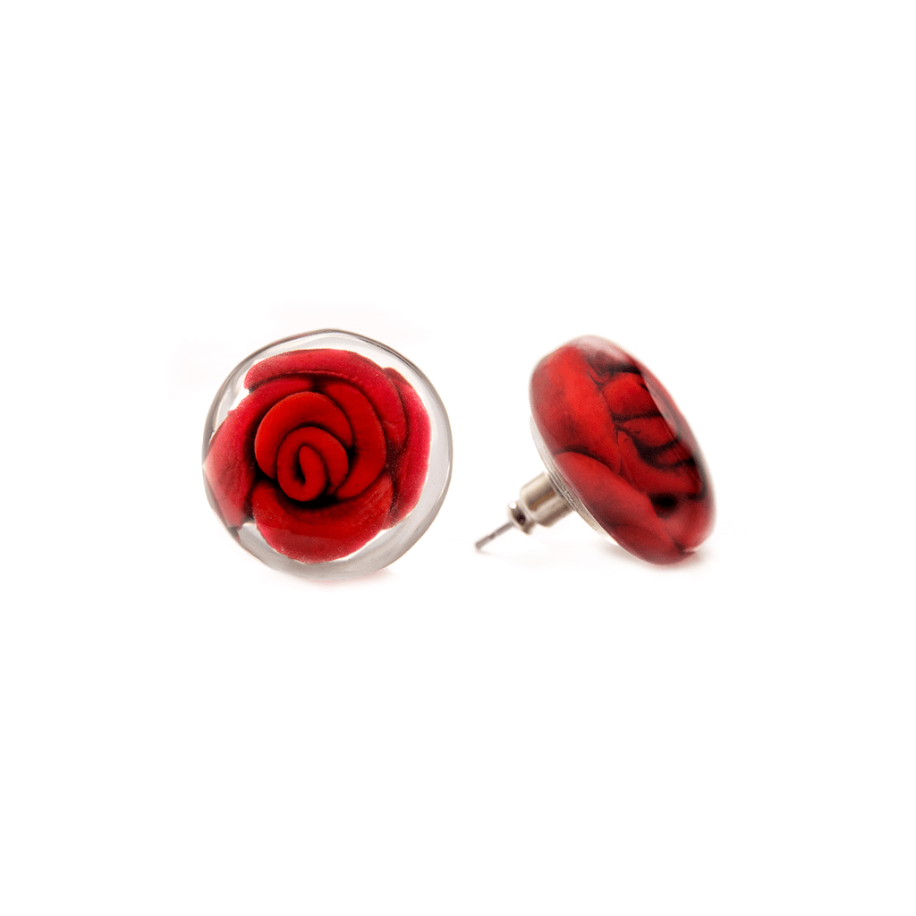 Sobral - Roses "Kalinda" Resin Earrings ( 003854 )