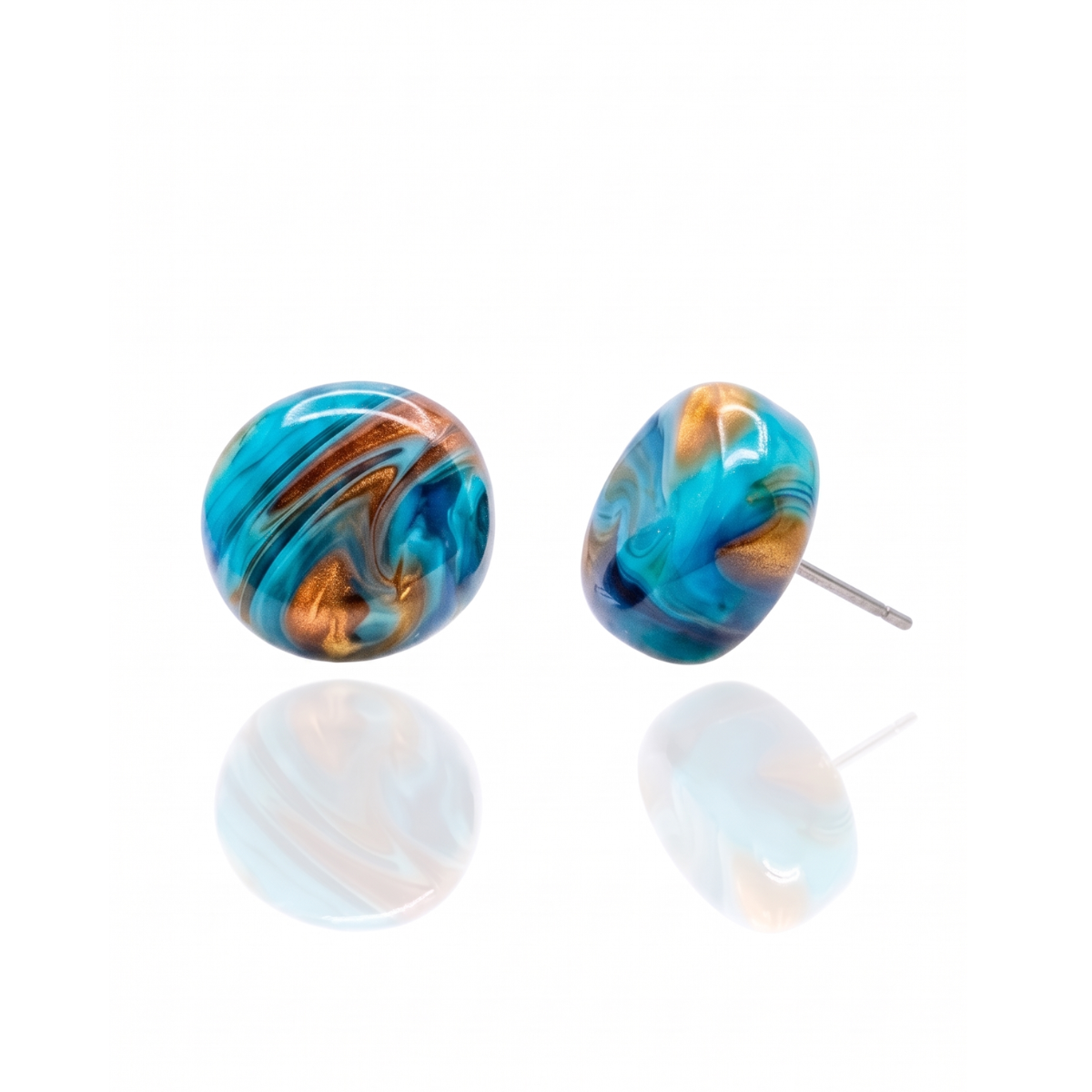 Sobral - Noite Estrelada "Bia" Resin Earrings ( 004186 )