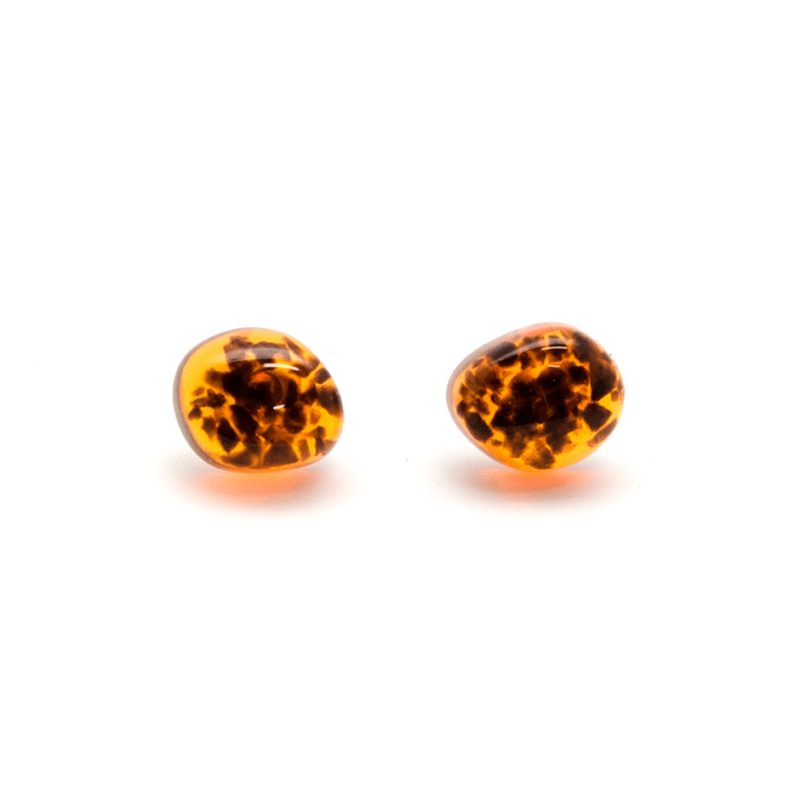 Sobral - Amber "Xenia" Resin Earrings ( 004447 )