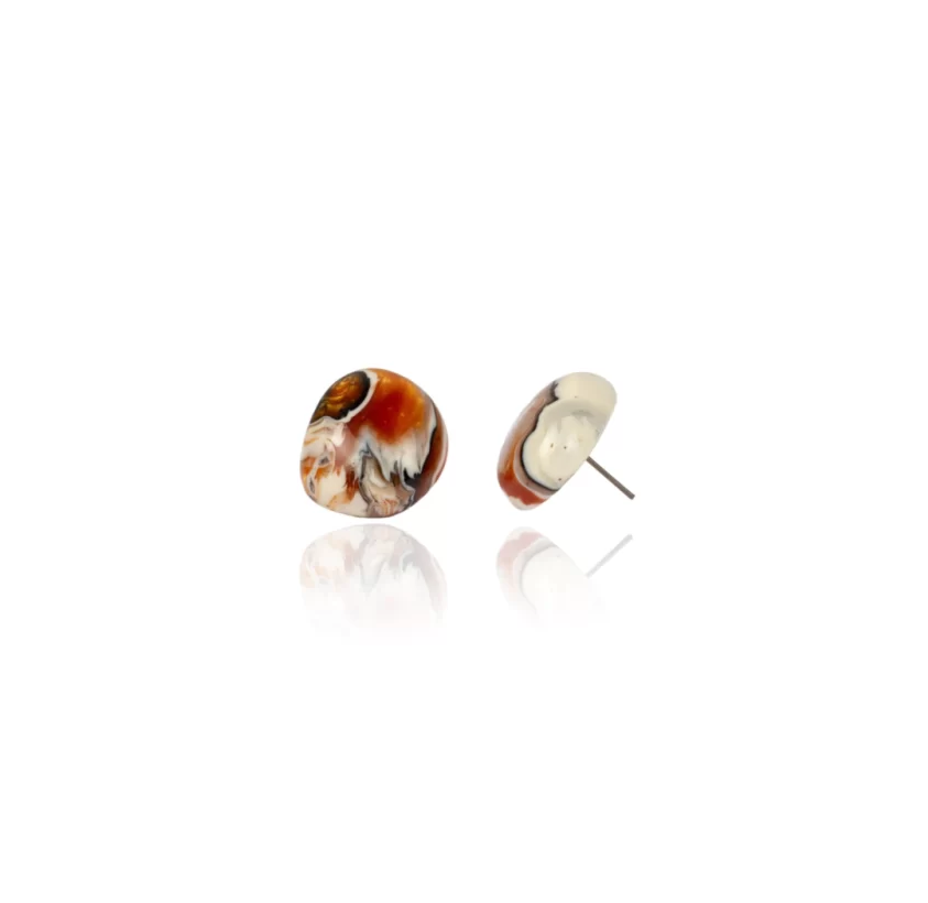 Sobral - Carmelo "Wave" Resin Earrings ( 005330 )