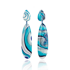 Sobral - Onda "Peahi" Resin Earrings ( 005421 )