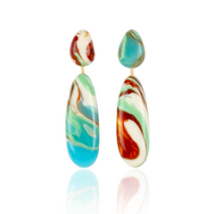 Sobral - Eteria "Caillou" Resin Earrings ( 005427 )
