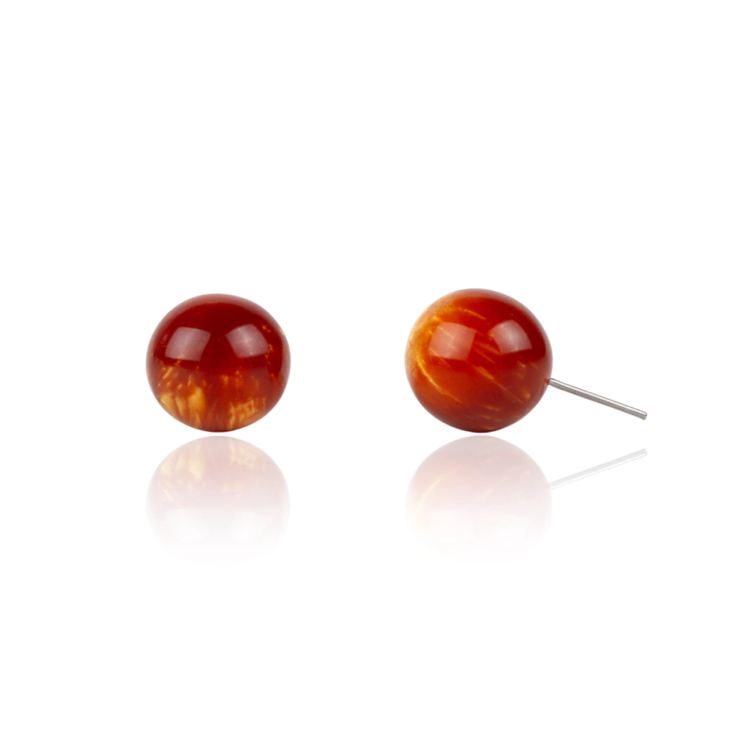 Sobral - Honey "Orbitalis" Resin Earrings ( 005456 )