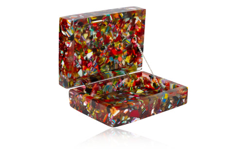 Sobral - Past Present "Encapsulada" Encapsulated Pieces Resin Jewellery Box ( 000303 )
