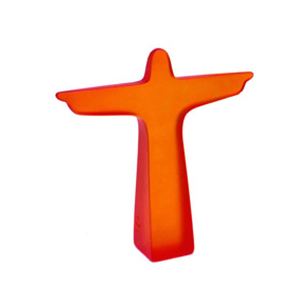 Sobral - Landmark "Cristo" Orange Frost Small 11cm Statue Ornament ( 000600 )