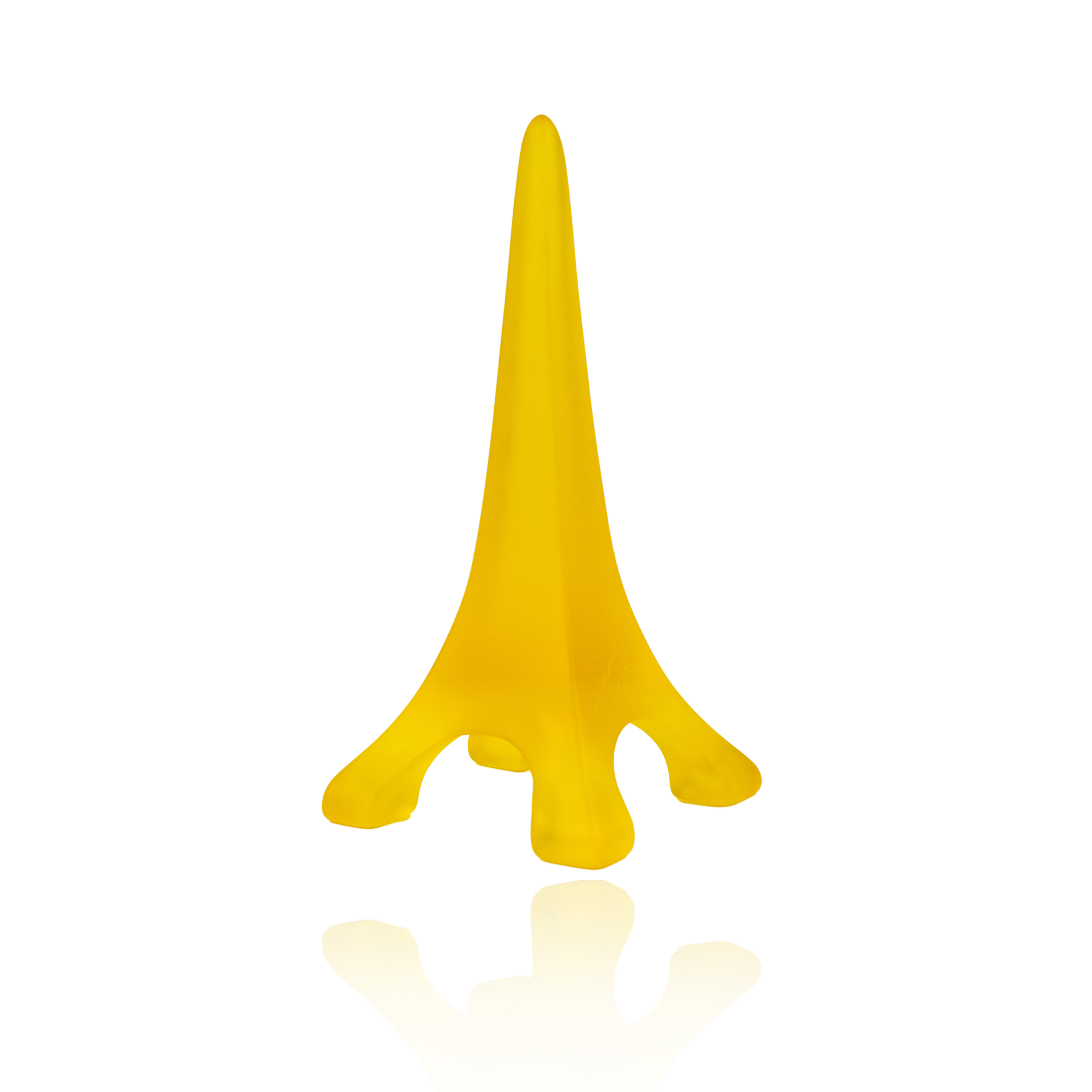 Sobral - Landmark "Eiffel Tower" Yellow Frost Medium 14cm Statue Ornament ( 000744 )