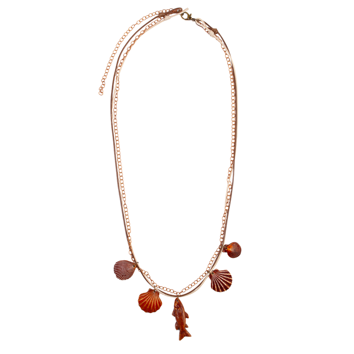 Sobral - Búzios "Praia de Geribá" Resin Necklace ( 000000 )