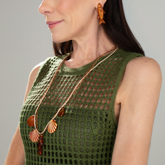 Sobral - Búzios "Praia de Geribá" Resin Necklace ( 000000 )