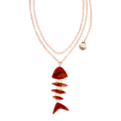 Sobral - Búzios "Praia dos Ossos" Resin Necklace ( 000000 )