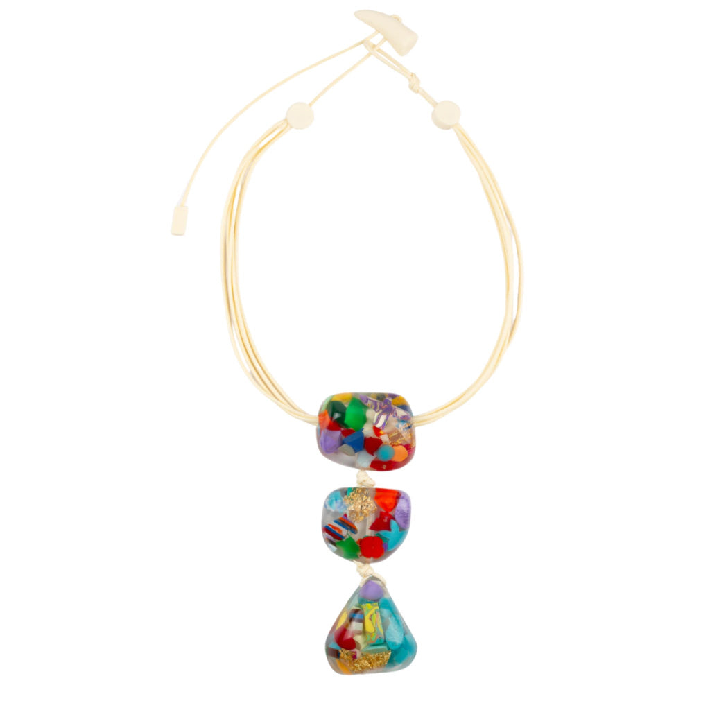 Sobral - Past Present "Cusco" Resin Necklace ( 001614 )