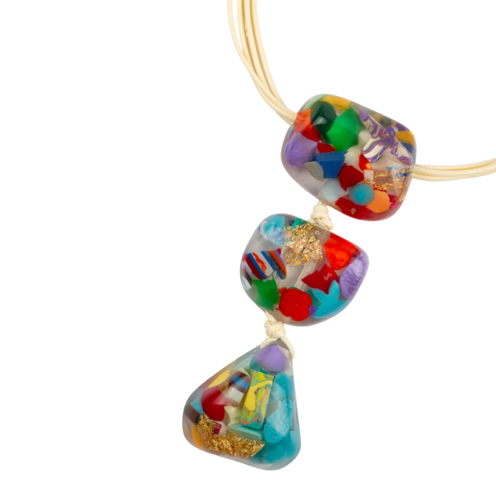 Sobral - Past Present "Cusco" Resin Necklace ( 001614 )