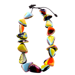 Sobral - Multi-Colour "Anton" Diamante Resin Necklace ( 003614 )