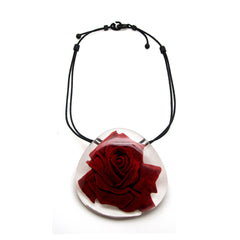 Sobral - Roses "WOW" Resin Necklace ( 003847 )
