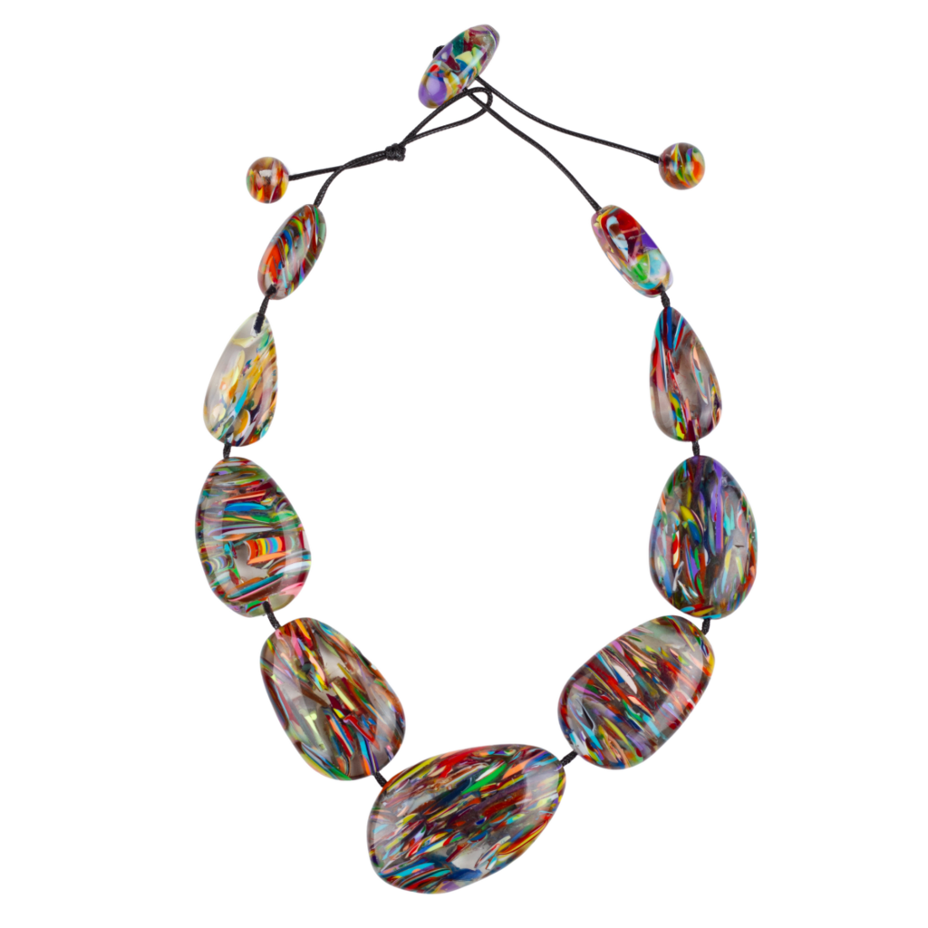 Sobral - Baru "Lisi Efeitos" Resin Necklace ( 004578 )