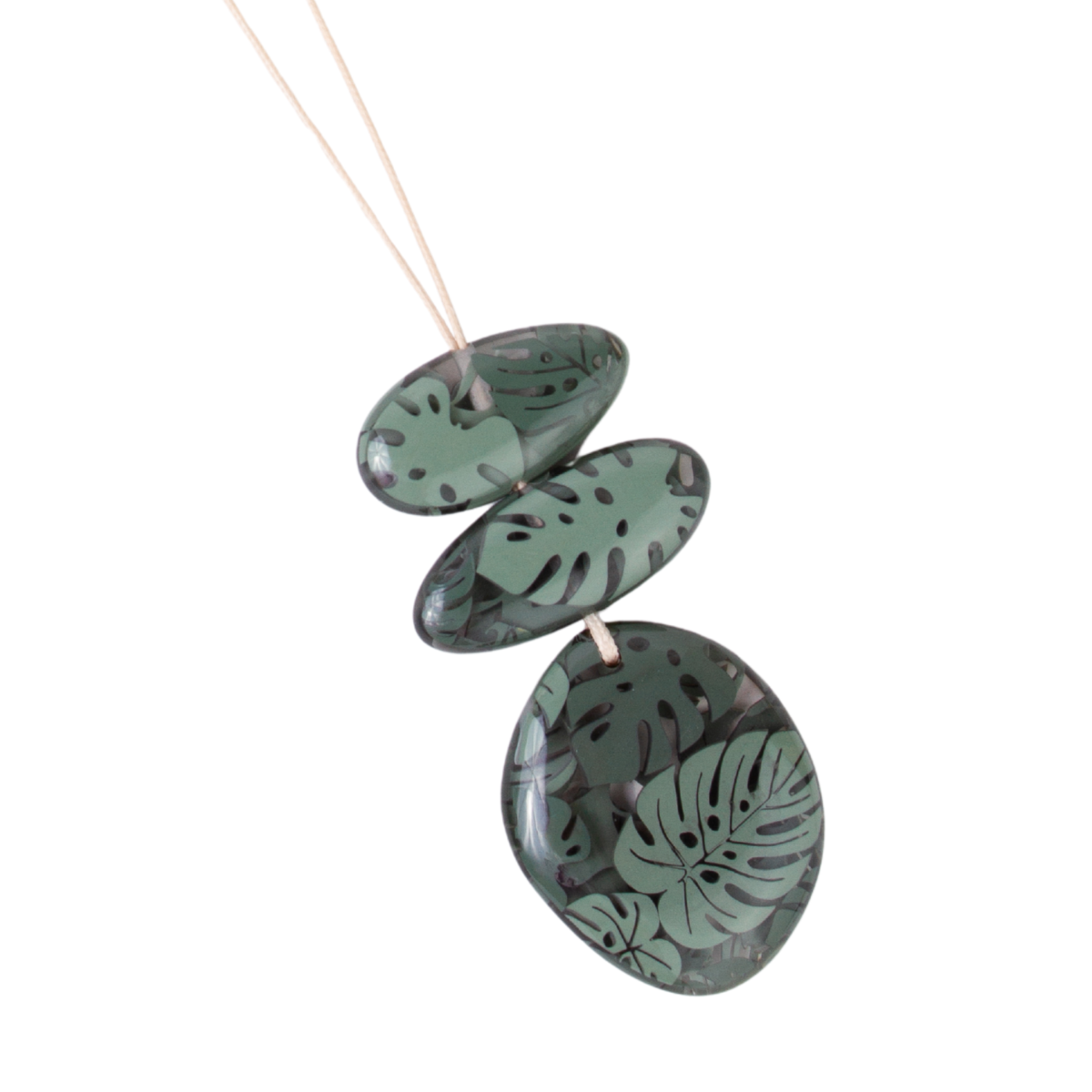 Sobral - Costela de Adão "Ancestral" Resin Necklace ( 005027 )