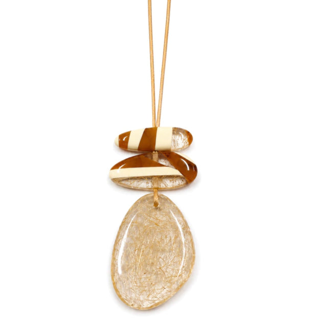 Sobral - Memphis "Ancestral" Resin Necklace ( 005027 )