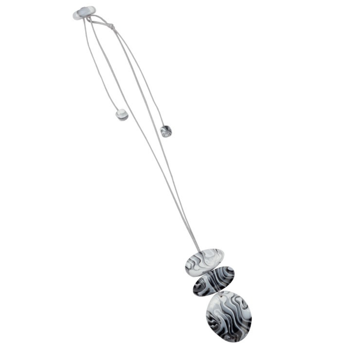Sobral - Onda Gelo "Ancestral" Resin Necklace ( 005027 )