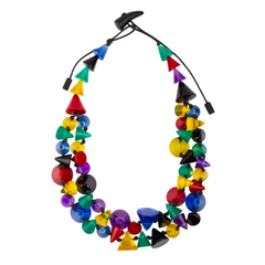 Sobral - Mix 2023 "Multi Cones Mix" Resin Necklace ( 005151 )