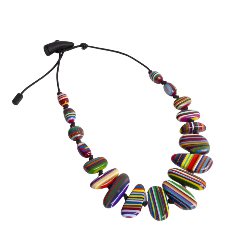 Sobral - Pop Art "Newanderthal" Resin Necklace ( 005257 )