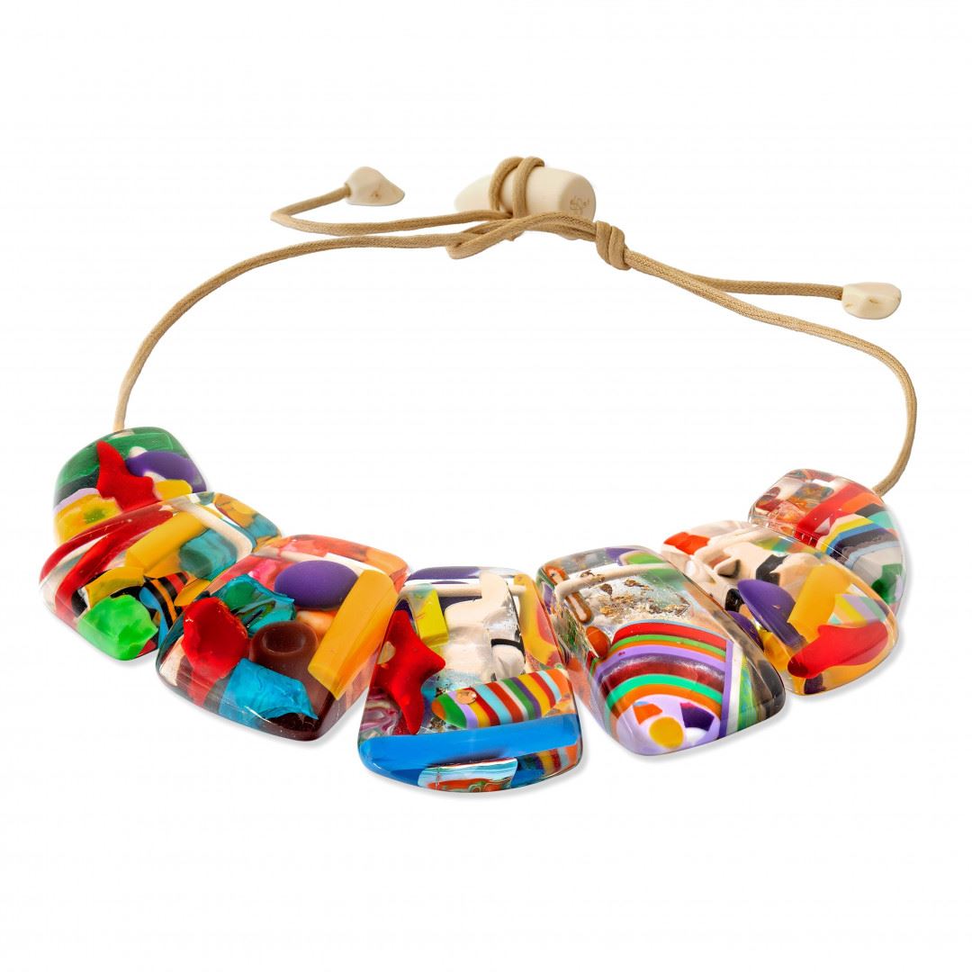 Sobral - Past Present "Ipanema" Resin Necklace ( 005377 )