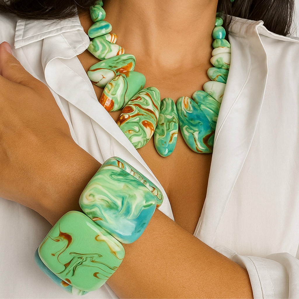 Sobral - Eteria "Marou" Resin Necklace ( 005422 )