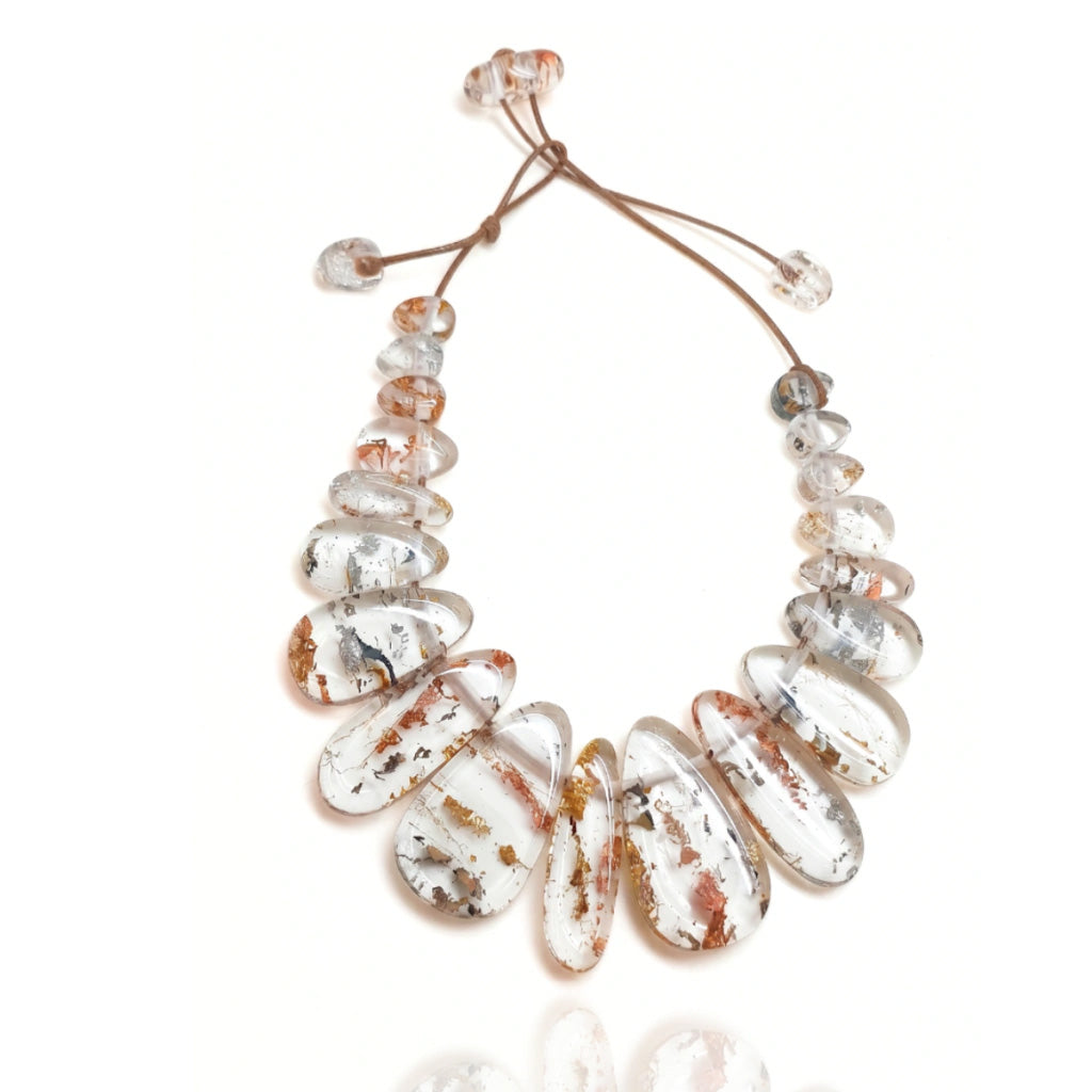 Sobral - Minas Gerais "Marou" Resin Necklace ( 005422 )