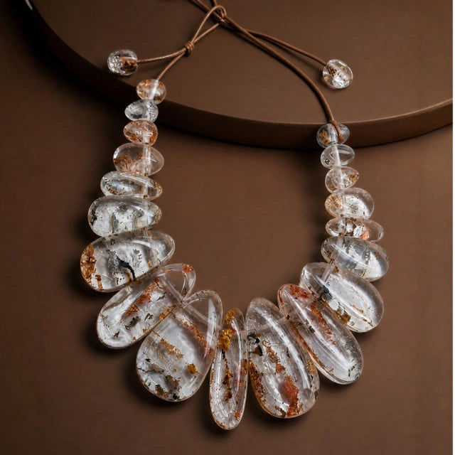 Sobral - Minas Gerais "Marou" Resin Necklace ( 005422 )