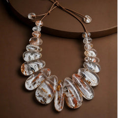 Sobral - Minas Gerais "Marou" Resin Necklace ( 005422 )