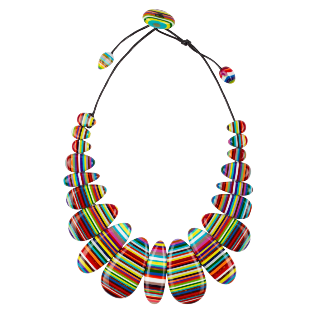 Sobral - Pop Art "Marou" Resin Necklace ( 005422 )