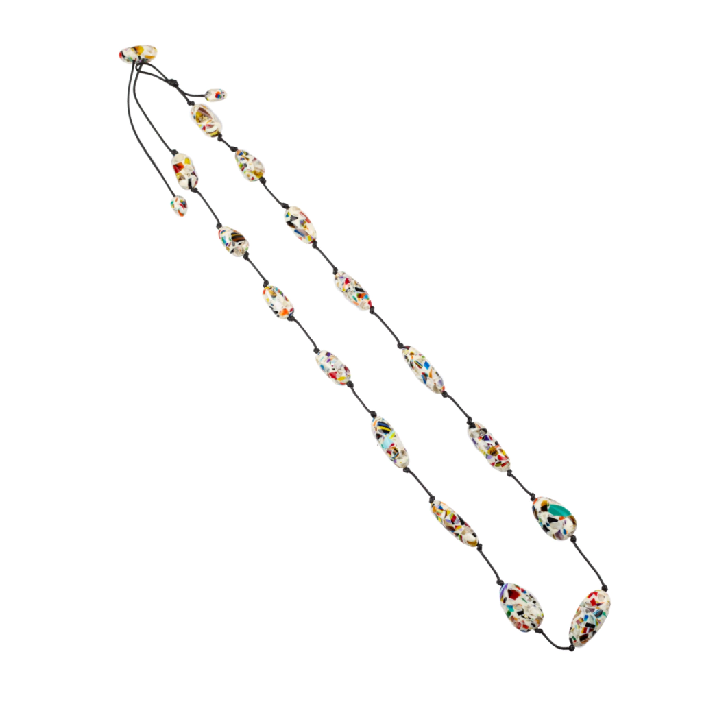 Sobral - Caillou Marfim "Reflexao" Resin Necklace ( 005423 )