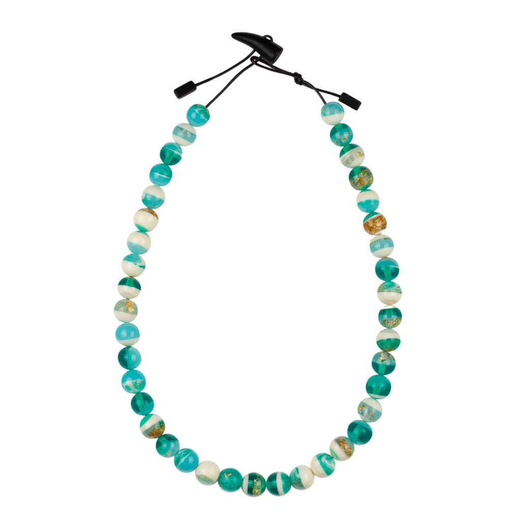 Sobral - Planets "Urano" Neptune Resin Necklace ( 005452 )