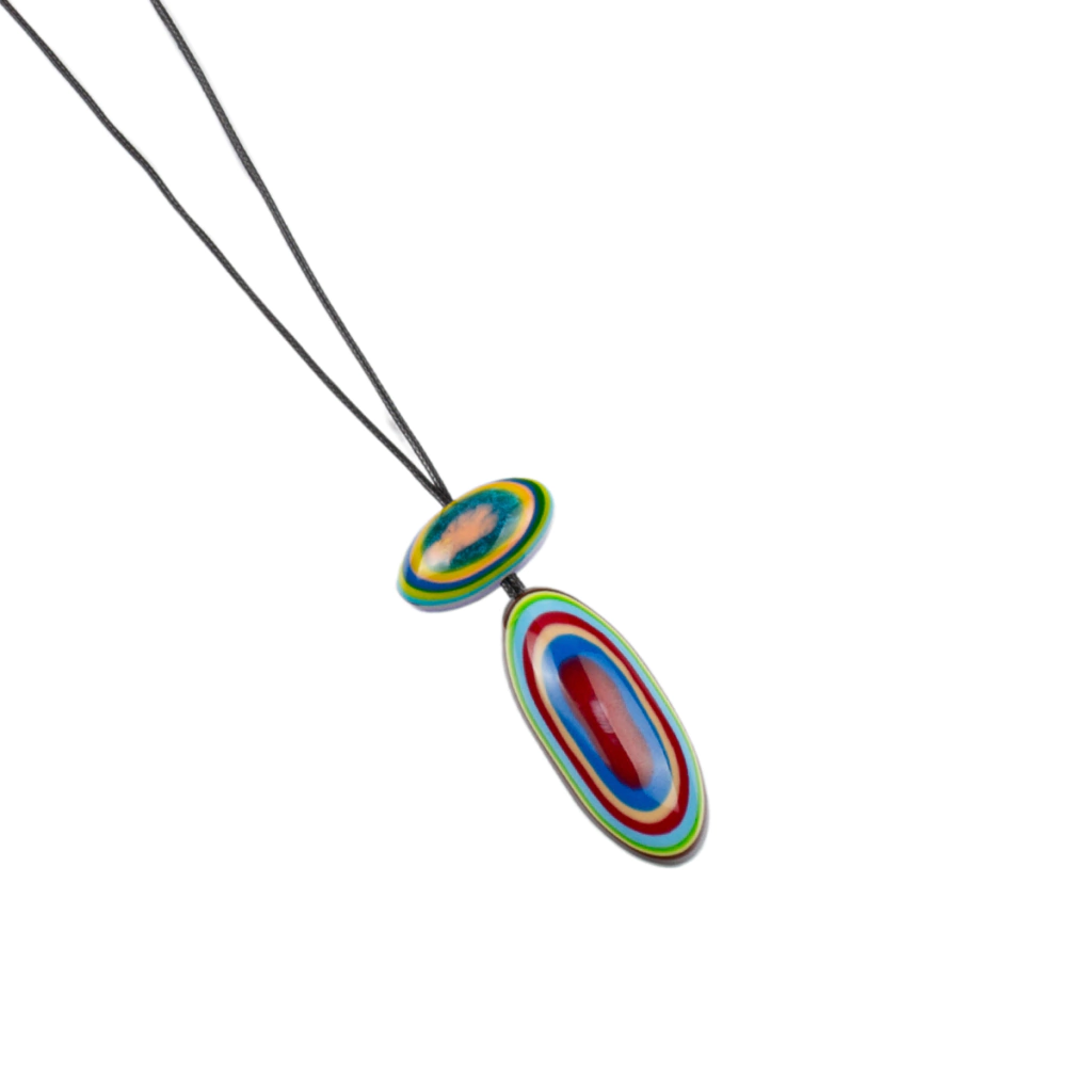 Sobral - Pop Art "Warhol" Resin Necklace ( 005466 )