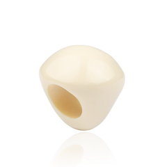 Sobral - Mix 2023 "Sintonia" Marfim Cream Resin Ring ( 003598 ) - Size UK S / US 9