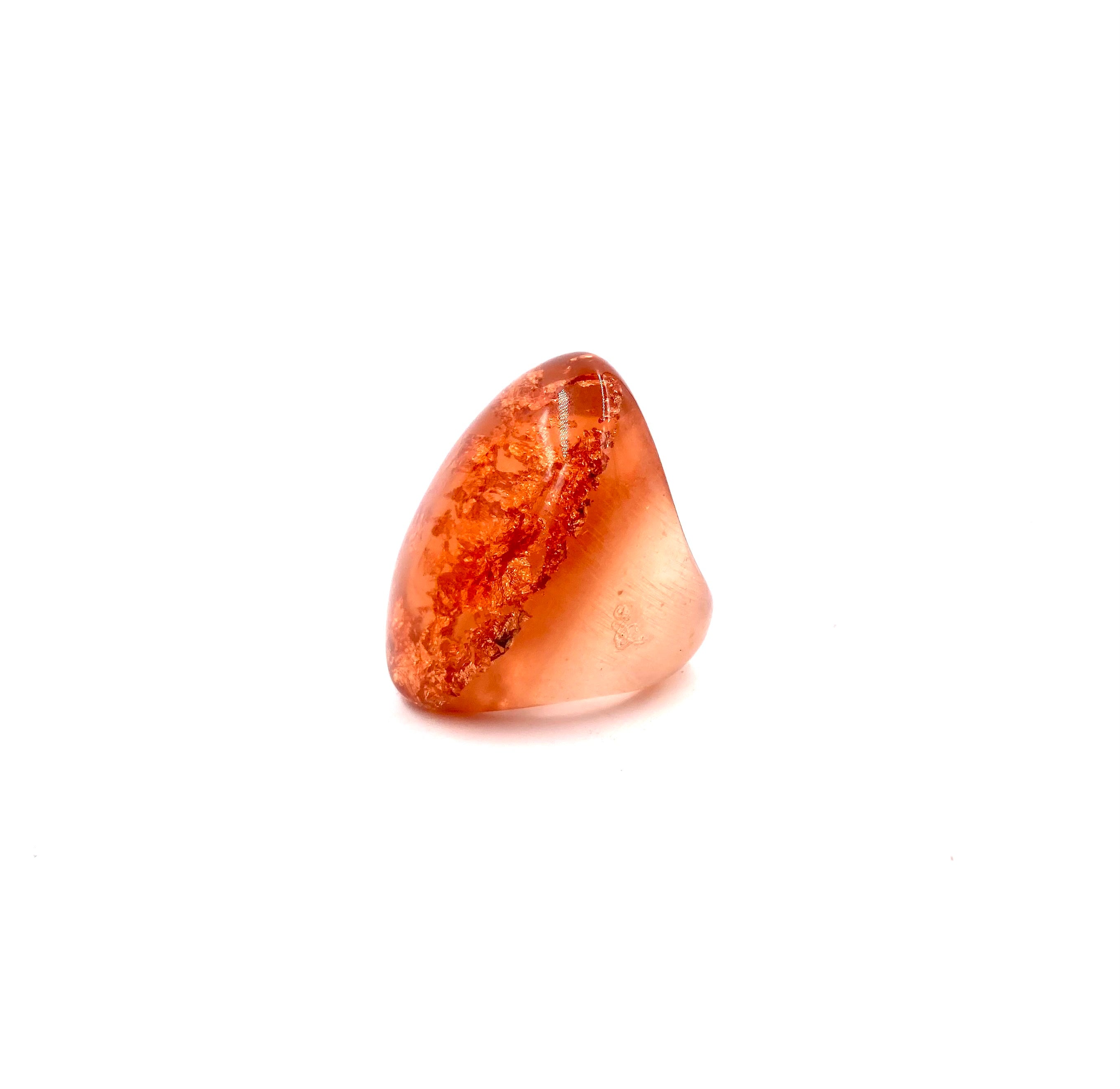 Sobral - Champagne "Super" Resin Ring ( 004337 ) - Size UK S / US 9